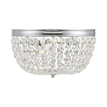 Load image into Gallery viewer, Nola Flush Mount Ceiling Light in Polished Chrome (3-Light).
