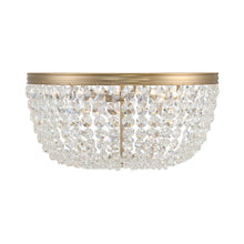 Load image into Gallery viewer, Nola Flush Mount Ceiling Light in Vibrant Gold (5-Light).
