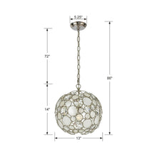 Load image into Gallery viewer, Palla Chandelier - line drawing.
