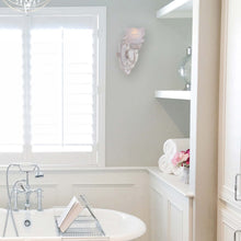 Load image into Gallery viewer, Paris Market 1-Light Wall Light in bathroom.
