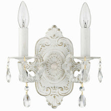 Load image into Gallery viewer, Paris Market Crystal Wall Light in Detail.
