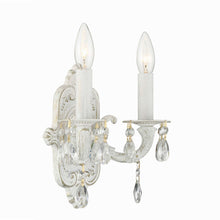 Load image into Gallery viewer, Paris Market Crystal Wall Light in Detail.
