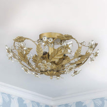 Load image into Gallery viewer, Paris Market Semi Flush Mount Ceiling Light in Detail.
