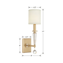 Load image into Gallery viewer, Paxton Wall Light - line drawing.
