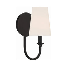 Load image into Gallery viewer, Payton Wall Light in Black Forged (1-Light).
