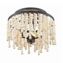 Load image into Gallery viewer, Poppy Semi Flush Mount Ceiling Light in Detail.
