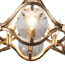 Load image into Gallery viewer, Quincy Semi Flush Mount Ceiling Light in Detail.
