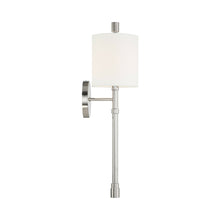 Load image into Gallery viewer, Rachel Wall Light in Polished Nickel.
