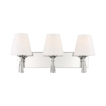 Load image into Gallery viewer, Ramsey Bath Wall Light in Polished Nickel (3-Light).
