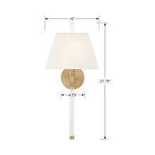 Load image into Gallery viewer, Renee Wall Light - line drawing.
