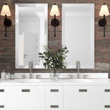 Load image into Gallery viewer, Riverdale Wall Light in bathroom.
