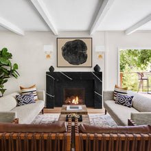 Load image into Gallery viewer, Rollins Wall Light in living room.
