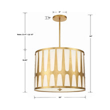 Load image into Gallery viewer, Royston Pendant Light - line drawing.
