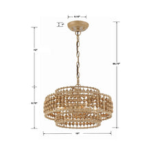 Load image into Gallery viewer, Silas Chandelier - line drawing.
