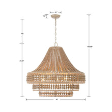 Load image into Gallery viewer, Silas Chandelier - line drawing.
