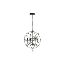 Load image into Gallery viewer, Solaris Chandelier in English Bronze (Small).

