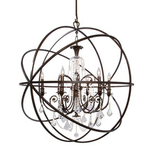 Load image into Gallery viewer, Solaris Crystal Chandelier in Detail.
