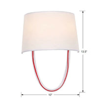 Load image into Gallery viewer, Stella Wall Light - line drawing.
