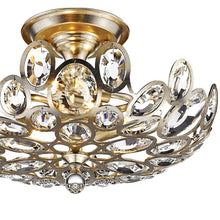 Load image into Gallery viewer, Sterling Semi Flush Mount Ceiling Light in Detail.
