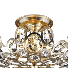 Load image into Gallery viewer, Sterling Semi Flush Mount Ceiling Light in Detail.
