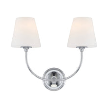 Load image into Gallery viewer, Sylvan Bath Wall Light in Polished Chrome (2-Light).
