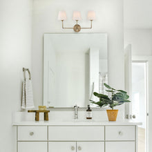 Load image into Gallery viewer, Sylvan Bath Wall Light in bathroom.
