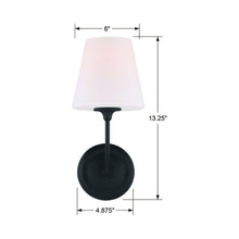 Load image into Gallery viewer, Sylvan Bath Wall Light - line drawing.

