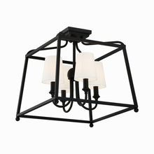 Load image into Gallery viewer, Sylvan Semi Flush Mount Ceiling Light in Detail.
