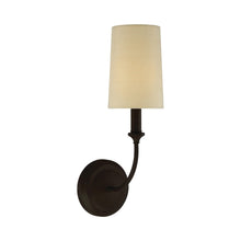 Load image into Gallery viewer, Sylvan Vanity Wall Light in Dark Bronze (1-Light).

