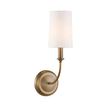 Load image into Gallery viewer, Sylvan Vanity Wall Light in Vibrant Gold (1-Light).
