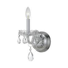 Load image into Gallery viewer, Traditional Crystal Wall Light in Polished Chrome (1-Light).
