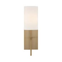 Load image into Gallery viewer, Veronica Wall Light in Aged Brass (1-Light).
