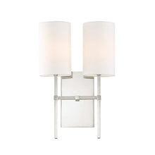 Load image into Gallery viewer, Veronica Wall Light in Polished Nickel (2-Light).
