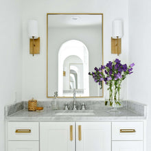 Load image into Gallery viewer, Veronica Wall Light in bathroom.
