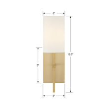 Load image into Gallery viewer, Veronica Wall Light - line drawing.
