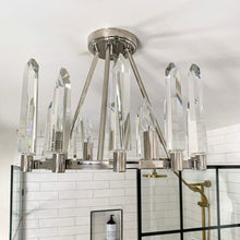 Load image into Gallery viewer, Watson Semi Flush Mount Ceiling Light in Detail.
