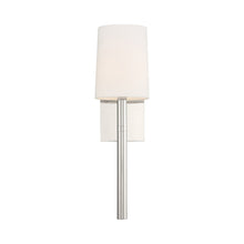 Load image into Gallery viewer, Weston Wall Light in Polished Nickel.
