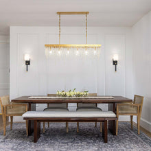 Load image into Gallery viewer, Weston Wall Light in dining room.
