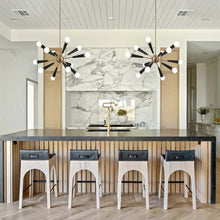 Load image into Gallery viewer, Zodiac Chandelier in kitchen.
