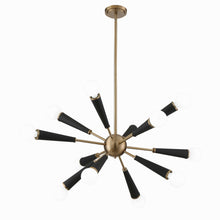 Load image into Gallery viewer, Zodiac Chandelier in Detail.
