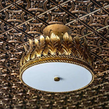 Load image into Gallery viewer, Biddulph Semi Flush Mount Ceiling Light in Detail.

