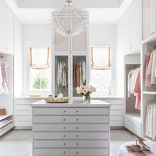 Load image into Gallery viewer, Quantum Chandelier in closet room.
