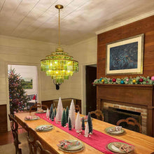 Load image into Gallery viewer, Sommelier Chandelier in dining room.
