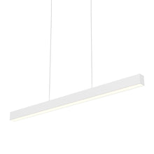 Load image into Gallery viewer, Boulevard LED Linear Pendant Light in White.
