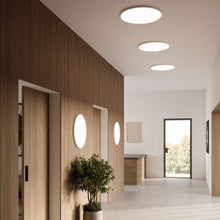 Load image into Gallery viewer, Fusion LED Flush Mount Ceiling Light in hall way.
