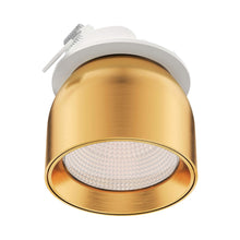 Load image into Gallery viewer, Horus LED Gimbal Recessed Light in Gold.
