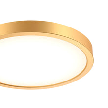Load image into Gallery viewer, Delta Round Indoor/Outdoor LED Flush Mount Ceiling Light in Detail.
