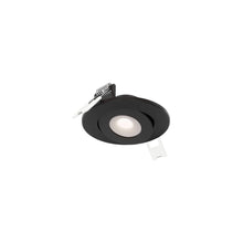 Load image into Gallery viewer, Pivot LED Gimble Recessed Light in Black (2-Inch Round).
