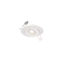 Load image into Gallery viewer, Pivot LED Gimble Recessed Light in White (2-Inch Round).
