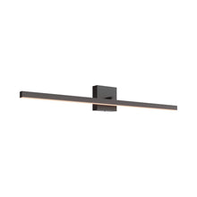 Load image into Gallery viewer, Portrait LED Vanity Wall Light in Black (36.25-Inch).
